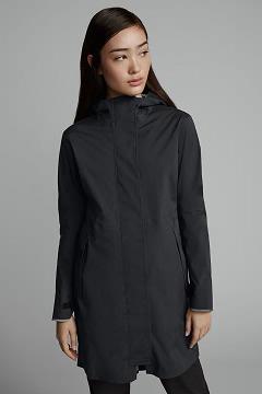 Chamarras Canada Goose Mujer Outlet - Salida Chubasquero Black Label Negros WO8375609